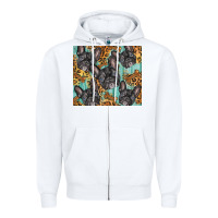 White french bulldog Zipper Hoodie - BarkalooDesign
