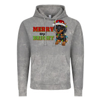 Cloud Rock merry and bright dachshund Vintage Hoodie - RanaPortraitStore