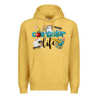 Antique Gold Counselor Life Premium Hoodie - LillyAllenDesigns