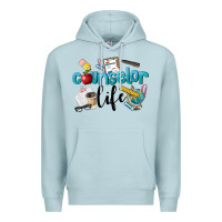 Blue Mist Counselor Life Premium Hoodie - LillyAllenDesigns