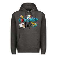 Charcoal Heather Counselor Life Premium Hoodie - LillyAllenDesigns