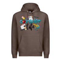 Coffee Counselor Life Premium Hoodie - LillyAllenDesigns