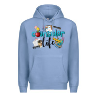 Colony Blue Counselor Life Premium Hoodie - LillyAllenDesigns