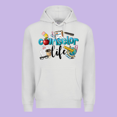 Counselor Life Premium Hoodie Designed By Lillyallendesigns