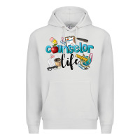 Dove Grey Counselor Life Premium Hoodie - LillyAllenDesigns