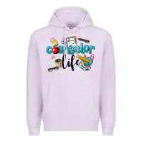 Lilac Counselor Life Premium Hoodie - LillyAllenDesigns