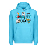 Ocean Blue Counselor Life Premium Hoodie - LillyAllenDesigns