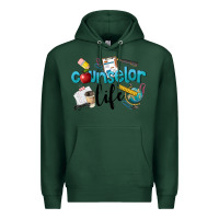 Sports Green Counselor Life Premium Hoodie - LillyAllenDesigns