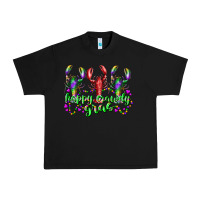 Black happy crawdy gras Urban Heavy Tee - RacoonDesign