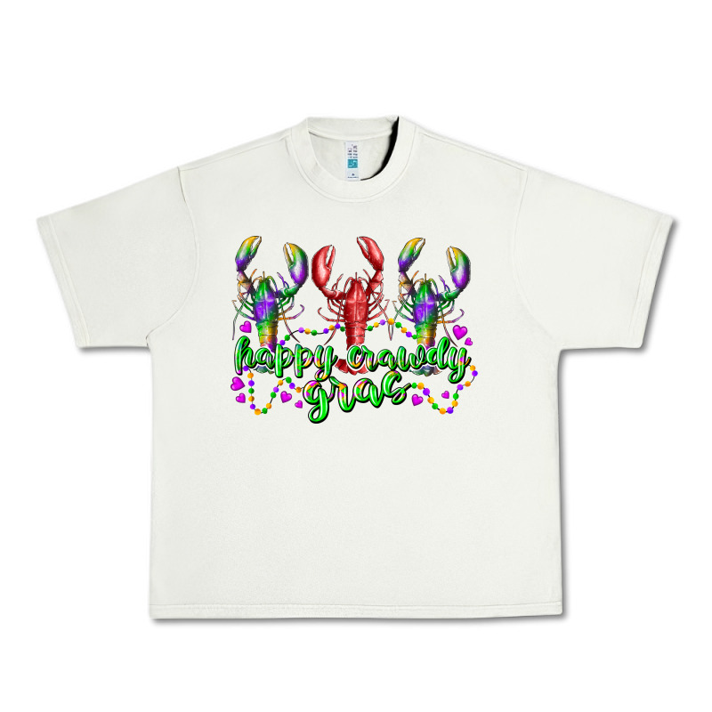 Happy Crawdy Gras Urban Heavy Tee by RacoonDesign | Teevron