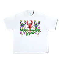 White happy crawdy gras Urban Heavy Tee - RacoonDesign
