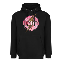 Black mama lightning bolt valentine s day Heavyweight Hoodie - MaliasSmallBusiness