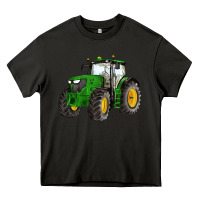 Asphalt western farm tractor Heavy Core Tee - Artiststas