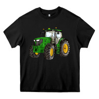 Black western farm tractor Heavy Core Tee - Artiststas