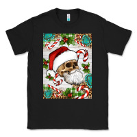 Christmas Hippie Skeleton Santa Classic Tee | Teevron