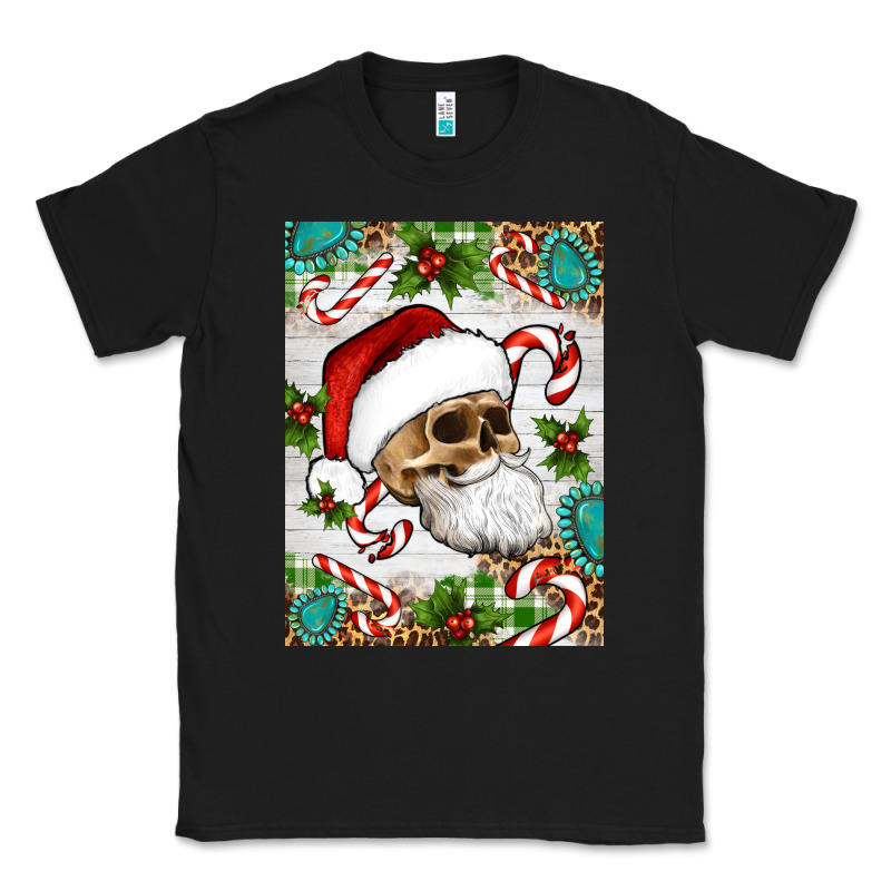 Christmas Hippie Skeleton Santa Classic Tee by Artiststas | Teevron