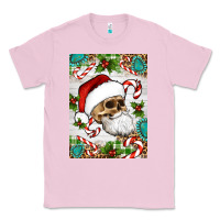 Bubblegum Pink Christmas hippie skeleton santa Classic Tee - Artiststas