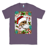 Lavender Christmas hippie skeleton santa Classic Tee - Artiststas