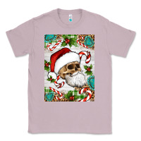 Lilac Christmas hippie skeleton santa Classic Tee - Artiststas