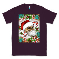 Plum Christmas hippie skeleton santa Classic Tee - Artiststas