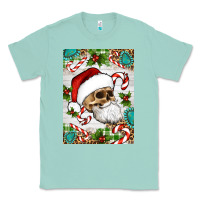 Seafoam Christmas hippie skeleton santa Classic Tee - Artiststas
