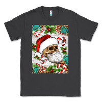 Smoke Christmas hippie skeleton santa Classic Tee - Artiststas