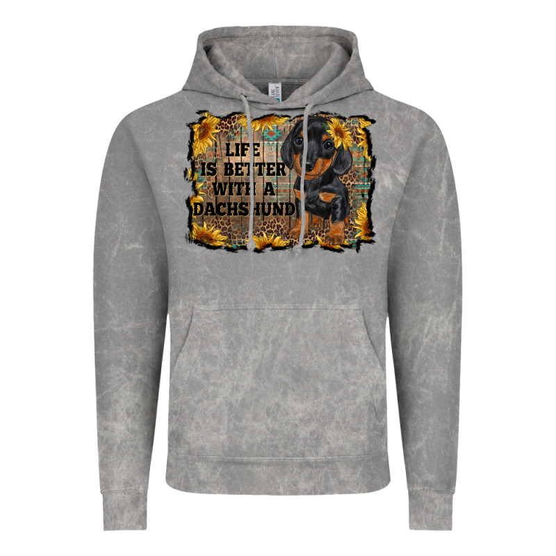 Life Is Better With A Dachshund Vintage Hoodie by RanaPortraitStore | Teevron