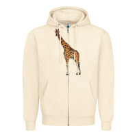 Sandshell giraffe Zipper Hoodie - LillyAllenDesigns