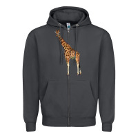 Smoke giraffe Zipper Hoodie - LillyAllenDesigns
