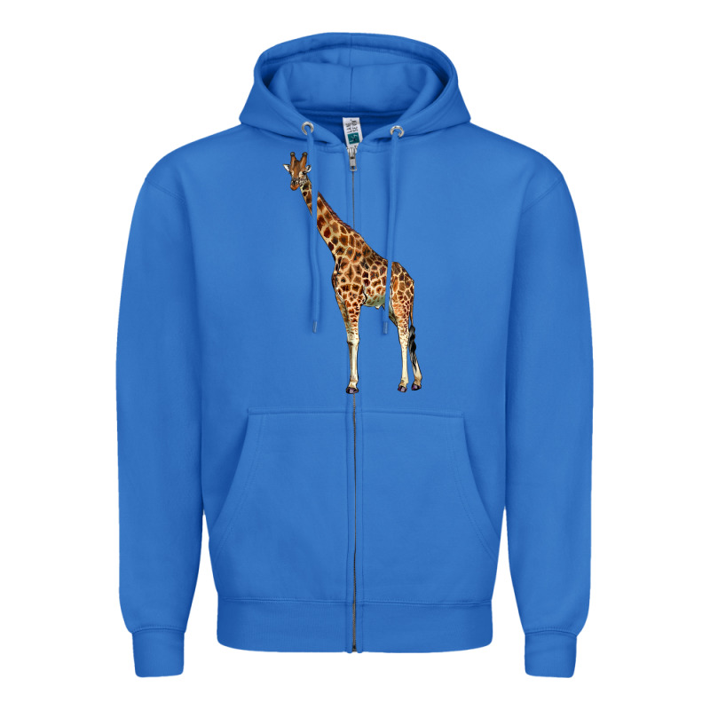 Giraffe Zipper Hoodie by LillyAllenDesigns | Teevron