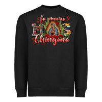 Black la mama mos chingona Heavyweight Sweatshirt - CTS Tumbler Store