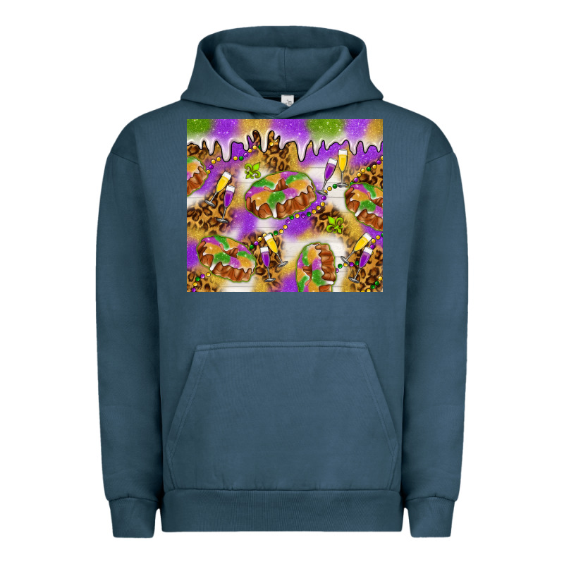 Mardi Gras With King Cake Urban Hoodie by NancyCooperArtShop | Teevron