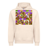 Sandshell Mardi Gras with king cake Urban Hoodie - NancyCooperArtShop