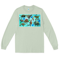 Matcha dinosaurs sippy cup Long Sleeve Tee - Artiststas