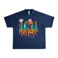 Navy icu nurse Urban Heavy Tee - FaDigitalArtStudio