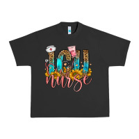 Pigment Black icu nurse Urban Heavy Tee - FaDigitalArtStudio