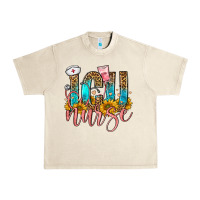 Sandshell icu nurse Urban Heavy Tee - FaDigitalArtStudio