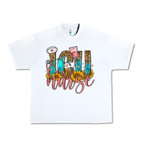 White icu nurse Urban Heavy Tee - FaDigitalArtStudio