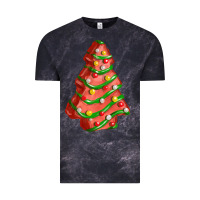 Cloud Black red christmas cake fa element Vintage Tee - FaDigitalArtStudio