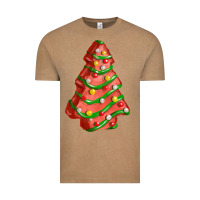 Vintage Coffee red christmas cake fa element Vintage Tee - FaDigitalArtStudio