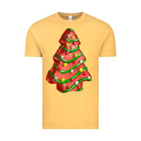 Vintage Mustard red christmas cake fa element Vintage Tee - FaDigitalArtStudio