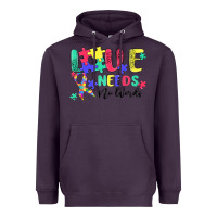 Plum love needs no words autism Heavyweight Hoodie - MaliasSmallBusiness