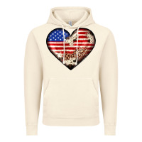 Vintage Artic western usa flag heart Vintage Hoodie - JahusDesignShop