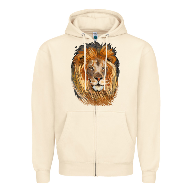 Lion Head Zipper Hoodie by LillyAllenDesigns | Teevron