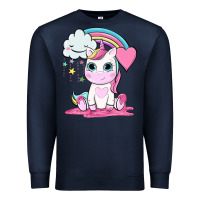 Cute Unicorn And Rainbow Premium Sweatshirt | Teevron