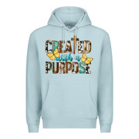 Blue Mist Created With A Purpose Premium Hoodie - LillyAllenDesigns