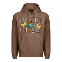 Chestnut Created With A Purpose Premium Hoodie - LillyAllenDesigns