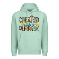Seafoam Created With A Purpose Premium Hoodie - LillyAllenDesigns