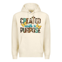 Tofu Created With A Purpose Premium Hoodie - LillyAllenDesigns
