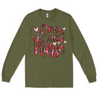 Army Green one loved nurse Long Sleeve Tee - JahusDesignShop